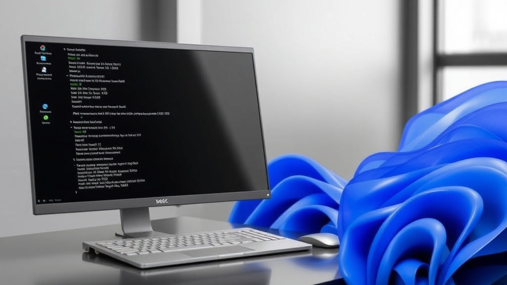 Interface graphique firmware UEFI moderne avec options Secure Boot et TPM 2.0 pour Windows 11 24H2