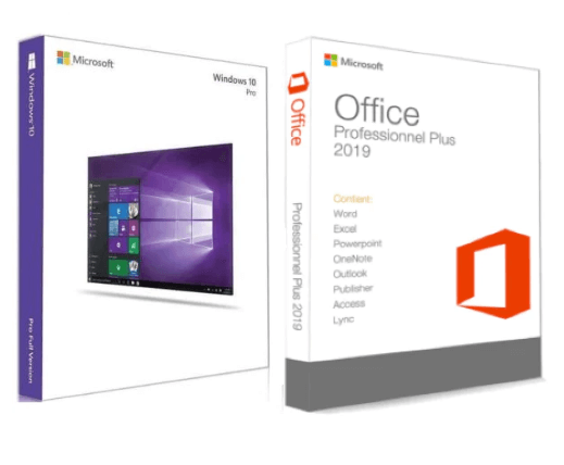 Pack Office 2019 Pro Plus et Windows 10 Pro