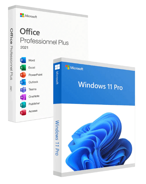 Pack Office 2021 Pro Plus et Windows 11 Pro