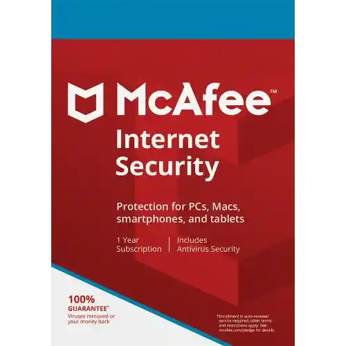 McAfee Internet Security - 1-an / 10-Appareils