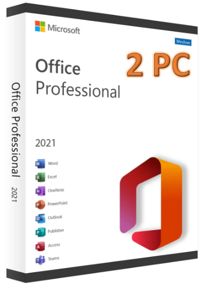 Office 2021 Professionnel Plus 2PC