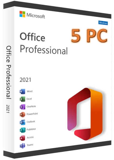 5PC Office 2021 Pro Plus