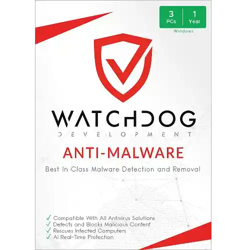 Watchdog Anti-Malware - 1 an / 3 PC