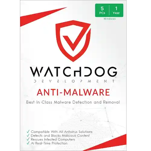 Watchdog Anti-Malware - 1 an / 5 PC